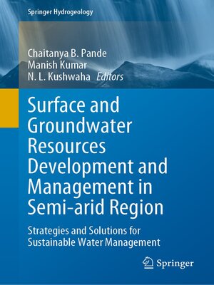 cover image of Surface and Groundwater Resources Development and Management in Semi-arid Region